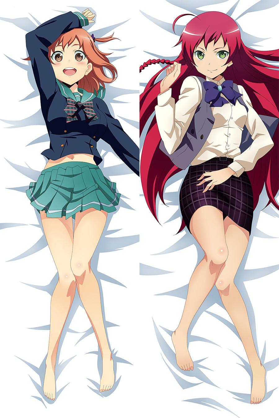 Yusa Emi and Sasaki Chiho Body Pillow | The Devil Is a Part-Timer!