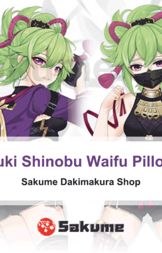 Kuki Shinobu Body Pillow Waifu | Genshin Impact