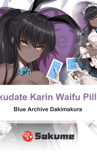 22618 Kakudate Karin Waifu Body Pillow Case Blue Archive (1)