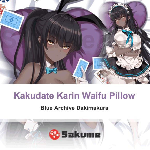 22618 Kakudate Karin Waifu Body Pillow Case Blue Archive (1)