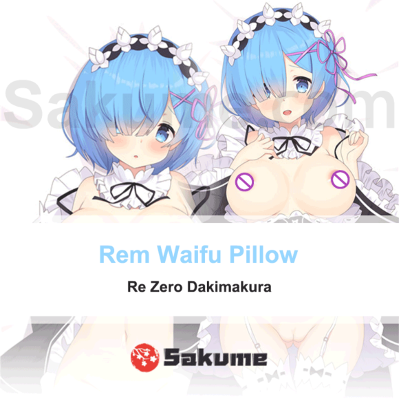 Rem Hentai Dakimakura Waifu Pillow Cover RE Zero