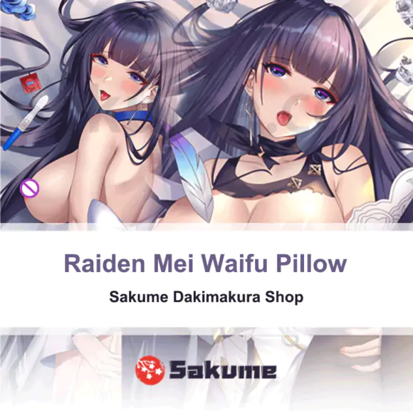 Raiden Mei Naked Body Pillow | Houkai Impact 3rd