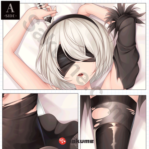 2B Hentai Waifu Pillow Onahole Dakimakura Split Legs Dakimakura NieRAutomata (3)