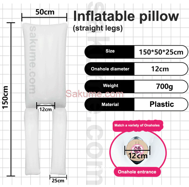 Inflatable Straight Legs Onahole Body Pillow Split Legs Dakimakura