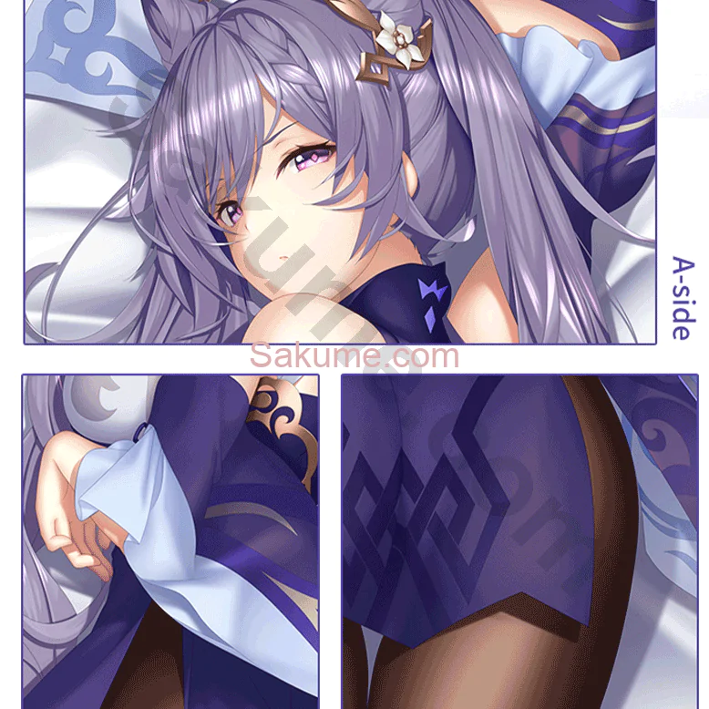 Keqing Waifu Pillow Onahole Body Pillow Split Legs Dakimakura | Genshin Impact