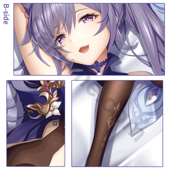 Keqing Waifu Pillow Onahole Body Pillow Split Legs Dakimakura | Genshin Impact