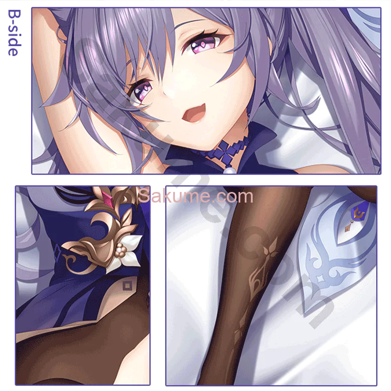 Keqing Waifu Pillow Onahole Body Pillow Split Legs Dakimakura | Genshin Impact