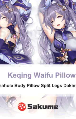 Keqing Waifu Pillow Onahole Body Pillow Split Legs Dakimakura | Genshin Impact