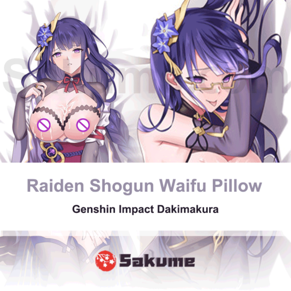 Raiden Shogun Waifu Body Pillow Cover