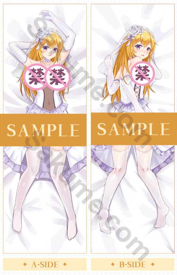 Saber Wedding Dress Waifu Body Pillow Onahole Body Pillow Split Legs Dakimakura | Fate