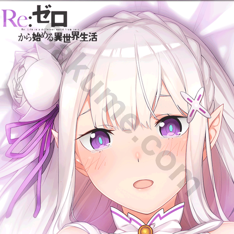 Emilia Waifu Pillow Onahole Body Pillow Split Legs Dakimakura | Re Zero