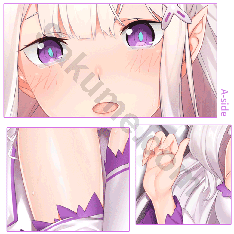 Emilia Waifu Pillow Onahole Body Pillow Split Legs Dakimakura | Re Zero