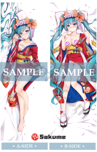 17023 Kimono Hatsune Miku Naked Waifu Body Pillow | Vocaloid