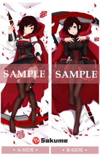 17044 RWBY Ruby Waifu Pillow Case | RWBY