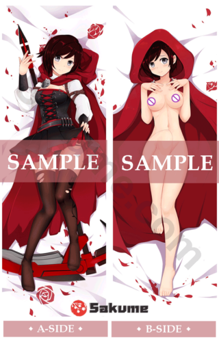 17044 Ruby Uncensored Waifu Body Pillow | RWBY