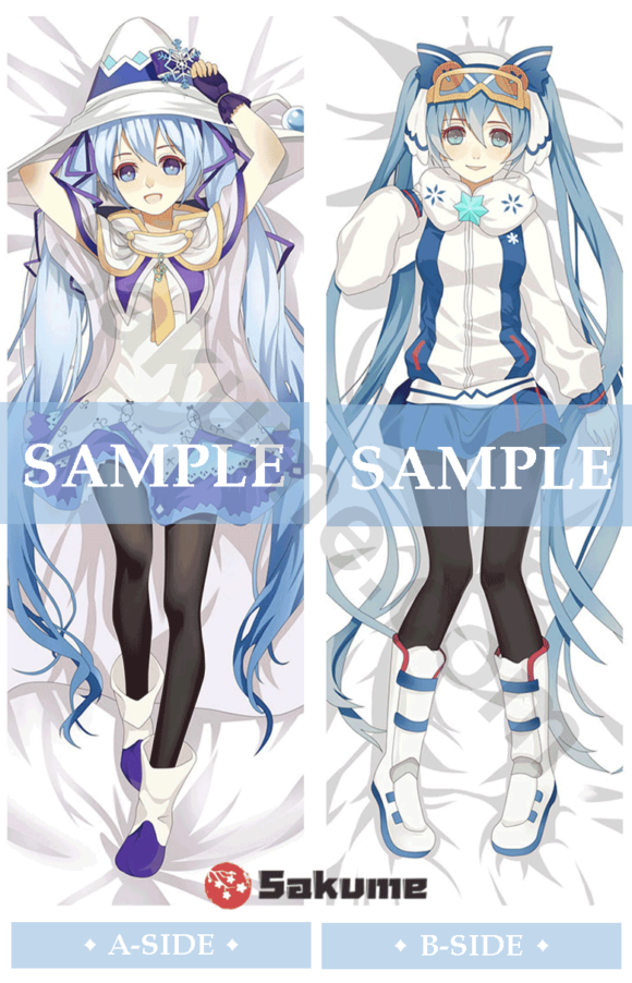 71014 Snow Miku Waifu Pillow Cover | Vocaloid