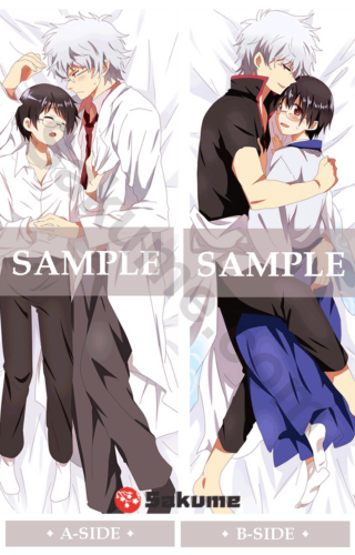 71028 Gintoki Sakata & Shinpachi Shimura Anime Body Pillow Cover | Gintama