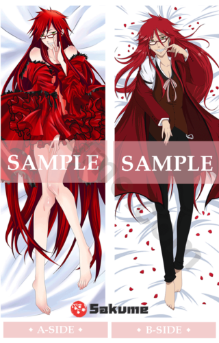 71048 Grell Sutcliff Dakimakura Pillow Cover | Black Butler