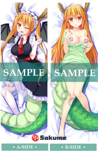 73046-H Tohru Uncensored Waifu Body Pillow | Miss Kobayashi's Dragon Maid