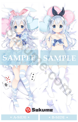 77111 Chino Kafū Anime Body Pillow Cover | Is the Order a Rabbit