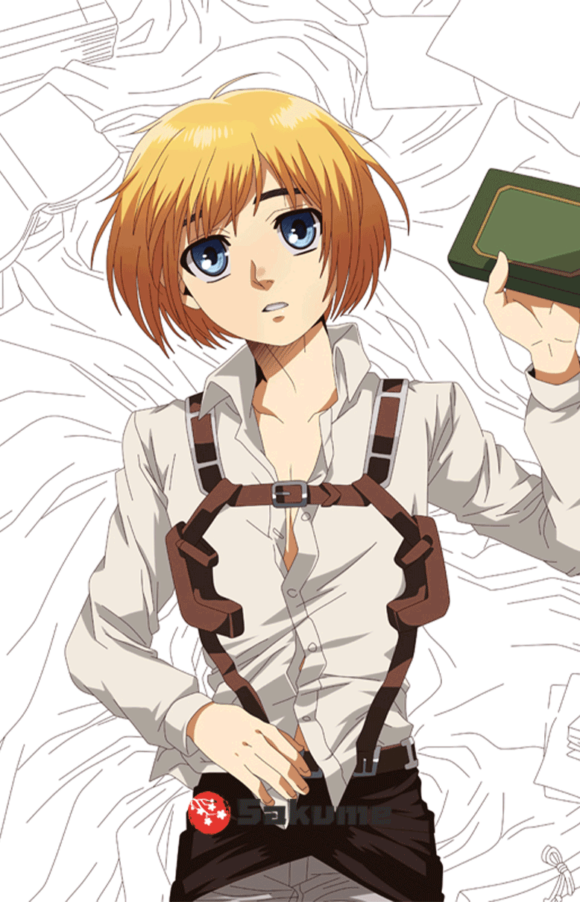 Armin Arlert & Mikasa Ackerman Anime Body Pillow Cover Attack on Titan