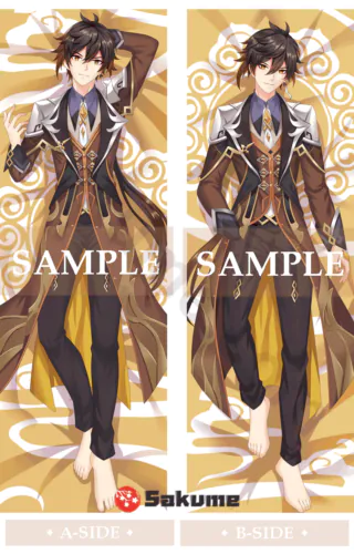 Sakume 9322418 Zhongli Male Dakimakura | Genshin Impact