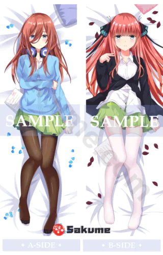 Sakume 9322484 Nakano Miku Nino & Nakano Waifu Body Pillow | 5Toubun no Hanayome