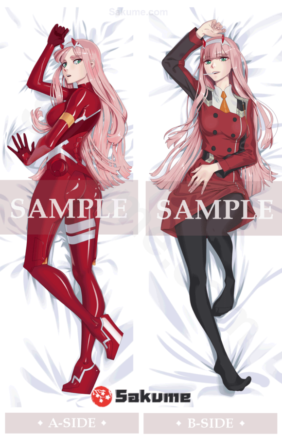 211032 Zero Two Anime Body Pillow Cover | DARLING in the FRANXX