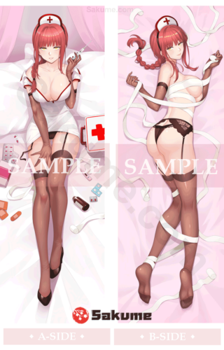 Sakume 9321032 2 Sakume Makima Nurse Uniform Dakimakura Waifu | Chainsaw Man