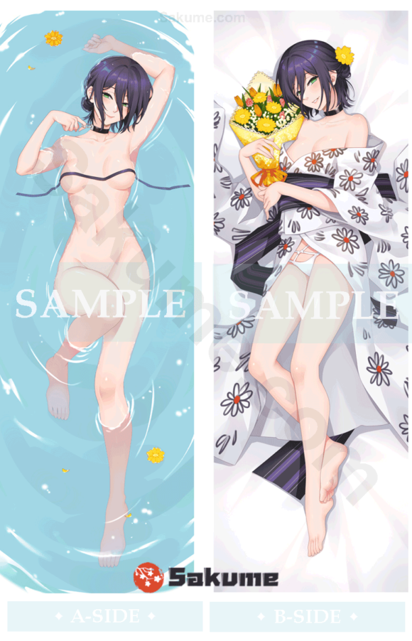 Sakume 9321034 2 Reze Waifu Dakimakura | Chainsaw Man