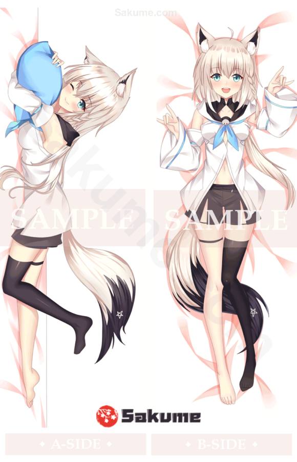 Sakume 93211114 Shirakami Fubuki Body Pillow Case | Virtual YouTuber