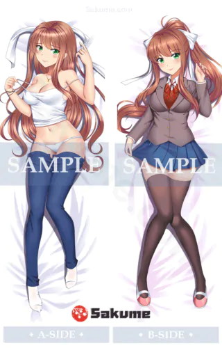 Sakume 93211123 Monika (DDLC) Anime Body Pillow Cover | Doki Doki Literature Club