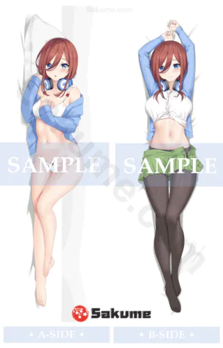 Sakume 9321204 Miku Nakano Anime Waifu Pillow | 5Toubun no Hanayome The Quintessential Quintuplets