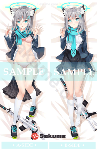 Sakume 9321337 Sakume Sunaookami Shiroko Waifu Body Pillow Cover | Blue Archive