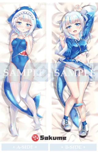 Sakume 9321420 Gawr Gura Dakimakura Pillow Cover | Virtual YouTuber