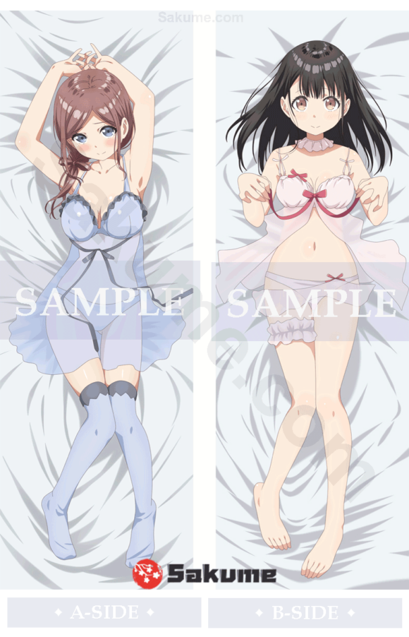 Sakume 9321745 Yui Hanasaka & Moka Aoshima Anime Waifu Pillow | One Room