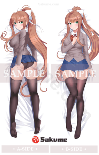 Sakume 9321905 Monika (DDLC) Waifu Pillow Case | Doki Doki Literature Club