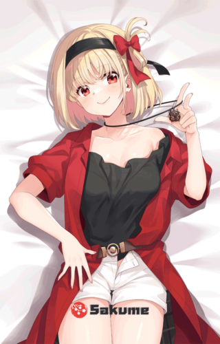 Sakume 9322040 1 Chisato Nishikigi Waifu Dakimakura | Lycoris Recoil