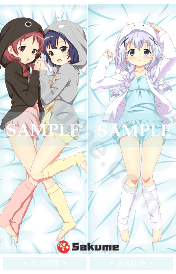Sakume 9322227 Megumi Natsu Chino Kafuu Maya Jouga Anime Body Pillow Case | Is the Order a Rabbit