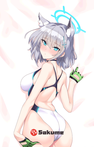 Sakume 9322821 Sunaookami Shiroko Waifu Body Pillow | Blue Archive