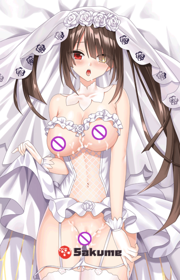 Sakume 9322838 H Wedding Dress Kurumi Tokisaki Hentai Waifu Body Pillow | Date A Live