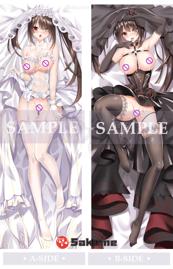 Sakume 9322838 H Wedding Dress Kurumi Tokisaki Hentai Waifu Body Pillow | Date A Live