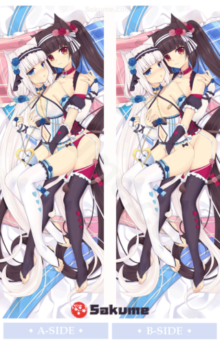 Sakume 9320001 3 Chocola & Vanilla Anime Dakimakura | Nekopara