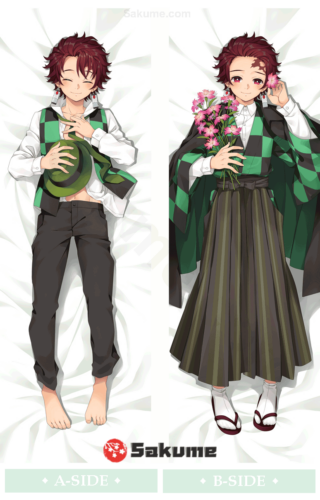 Sakume 9320007 3 Tanjiro Kamado Male Dakimakura | Kimetsu no Yaiba Demon Slayer