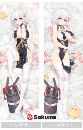 Sakume 9320008 1 Cheongsam HMS Sirius Dakimakura Body Pillow Cover | Azur Lane