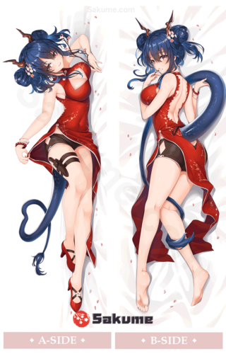 Sakume 9320016 1 Arknights Ch'en Cheongsam Skin Waifu Body Pillow Cover