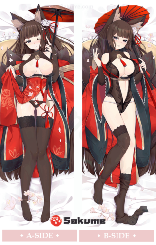 Sakume 9320024 2 Azur Lane Amagi Waifu Pillow Cover| Azur Lane