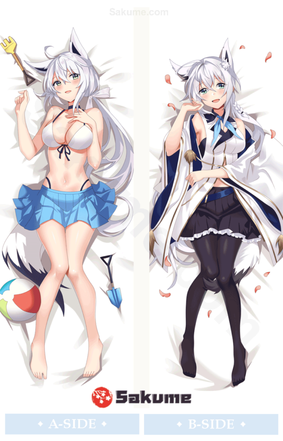 Sakume 9320322 Virtual YouTuber Shirakami Fubuki Body Pillow