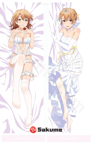 Sakume 9320429 Yui Yuigahama Wedding Dress Dakimakura | OreGairu My Youth Romantic Comedy In Game Is Wrong As I Expected