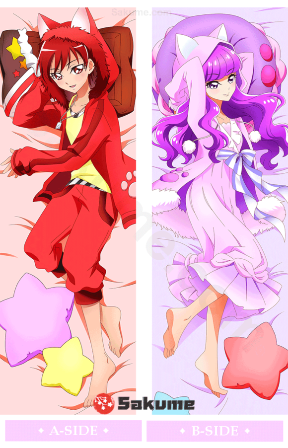 Sakume 9320446 Yukari Kotozume & Akira Kenjou Anime Body Pillow | Pretty Cure
